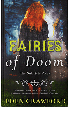 Pre Made Book Cover Tan