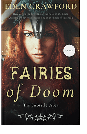 Pre Made Book Cover Cocoa Brown