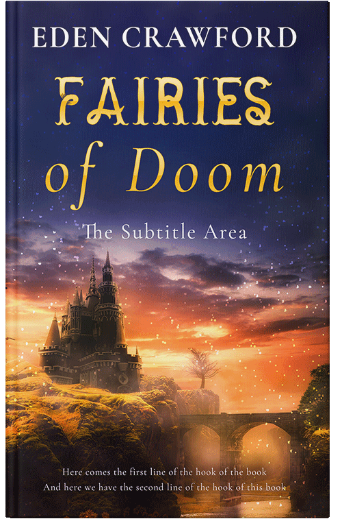 Front view of Premade Fantasy Book Cover - Di Serria
