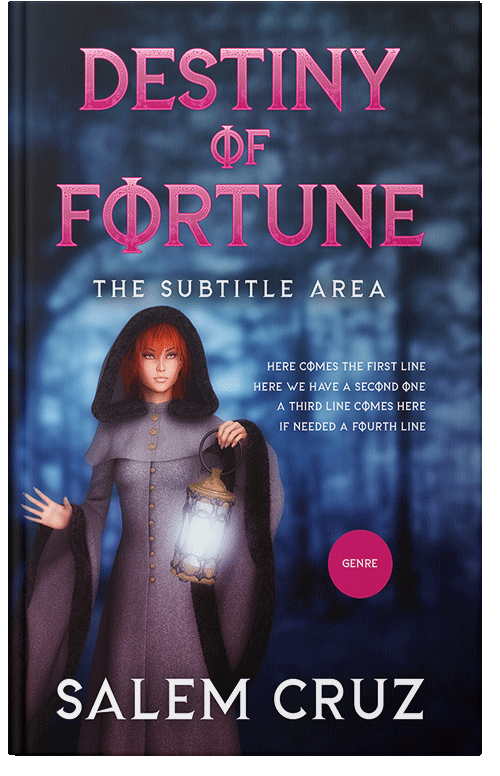 Front view of Premade Fantasy Book Cover - Mirage