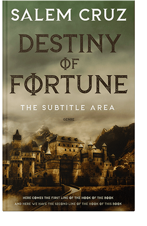 Pre Made Book Cover Lisbon Brown