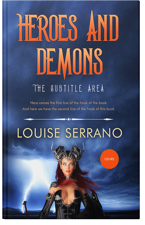 Front view of Premade Fantasy Book Cover - Cello