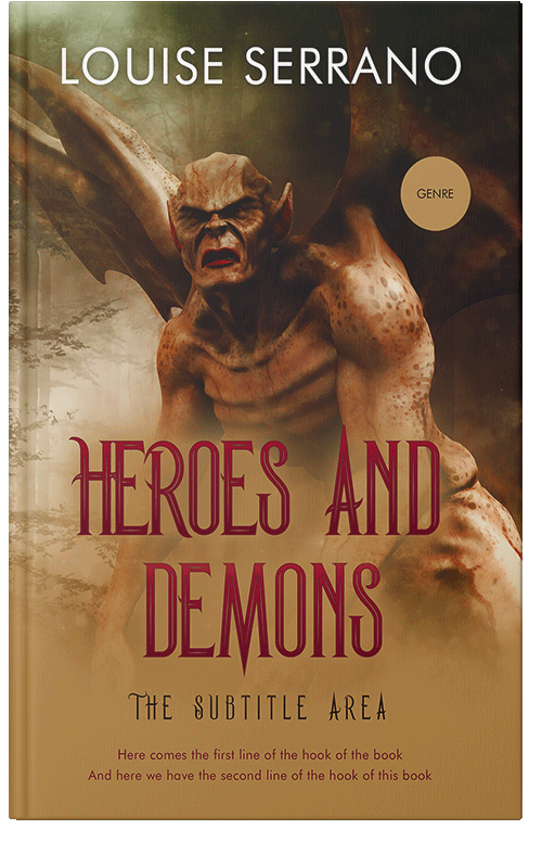 Front view of Premade Fantasy Book Cover - Driftwood