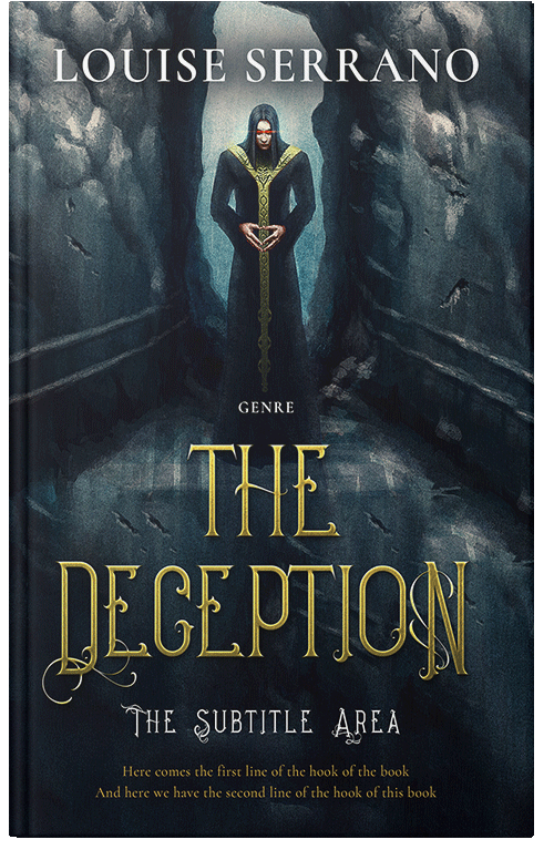 Front view of Premade Fantasy Book Cover - Mirage