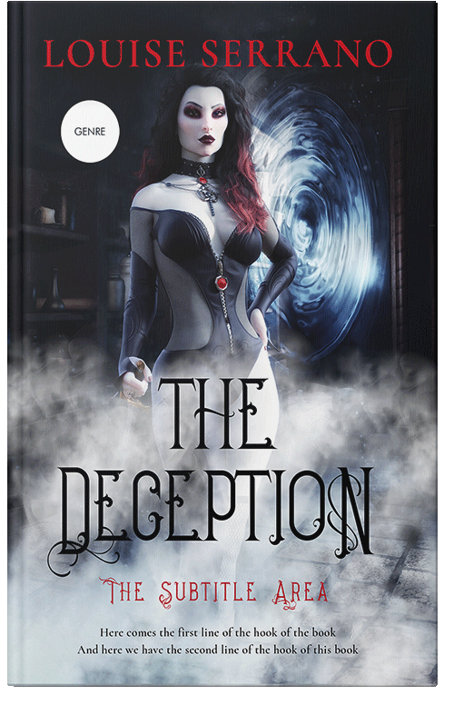 Front view of Premade Fantasy Book Cover - Mischka