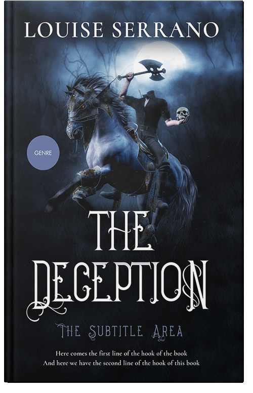 Front view of Premade Fantasy Book Cover - Vulcan