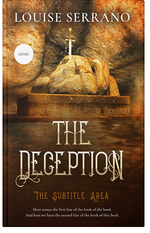 Premade Book Cover Bronze