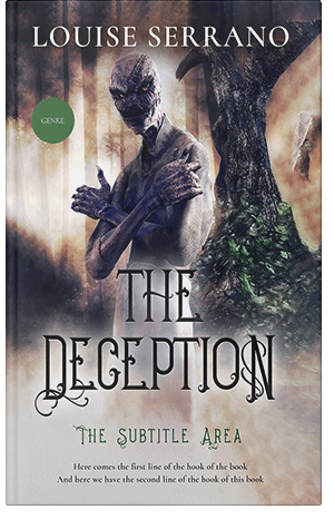 Premade Book Cover Steel Gray