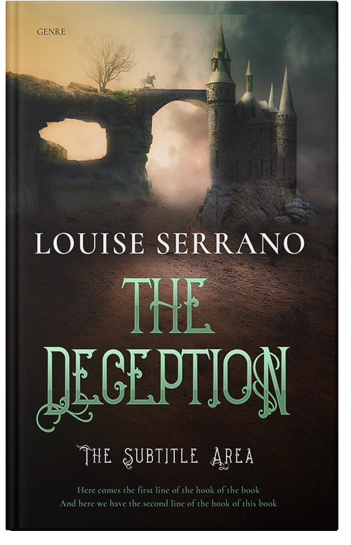 Front view of Premade Fantasy Book Cover - Sorrell Brown