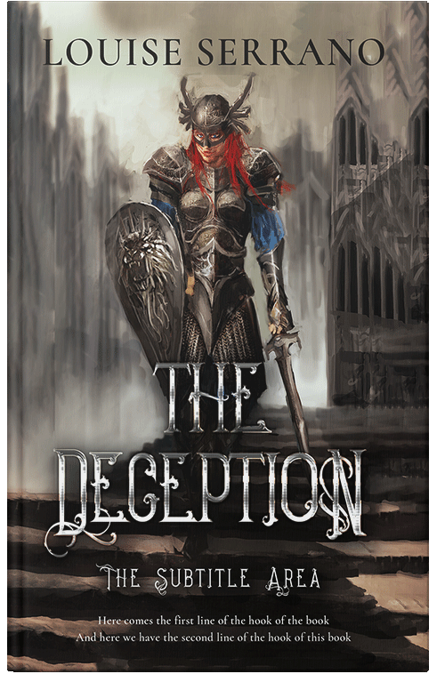 Front view of Premade Fantasy Book Cover - Dune