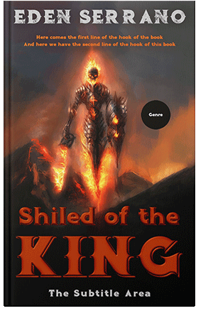 Pre Made Book Cover Raw Sienna