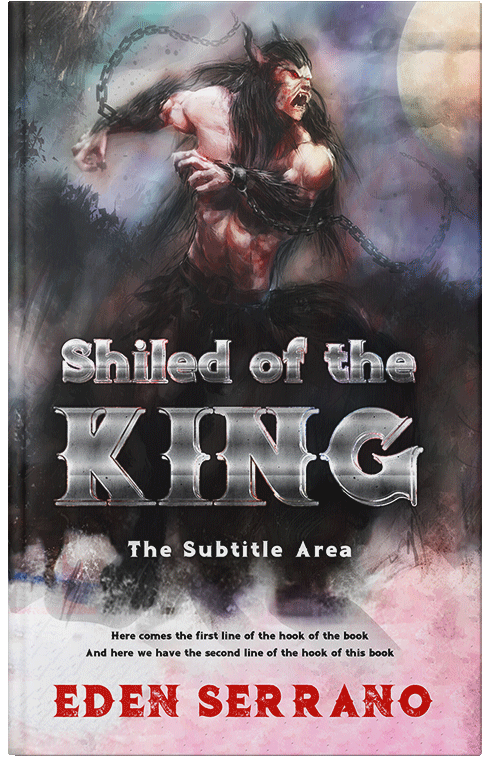 Front view of Premade Fantasy Book Cover - Thunder