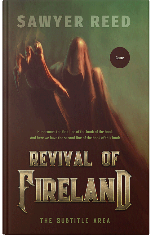 Front view of Premade Fantasy Book Cover - Cork
