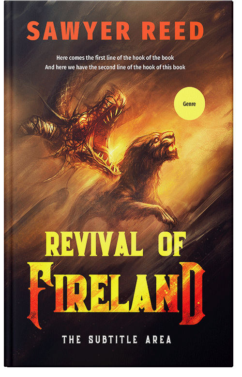 Front view of Premade Fantasy Book Cover - Tulip Tree