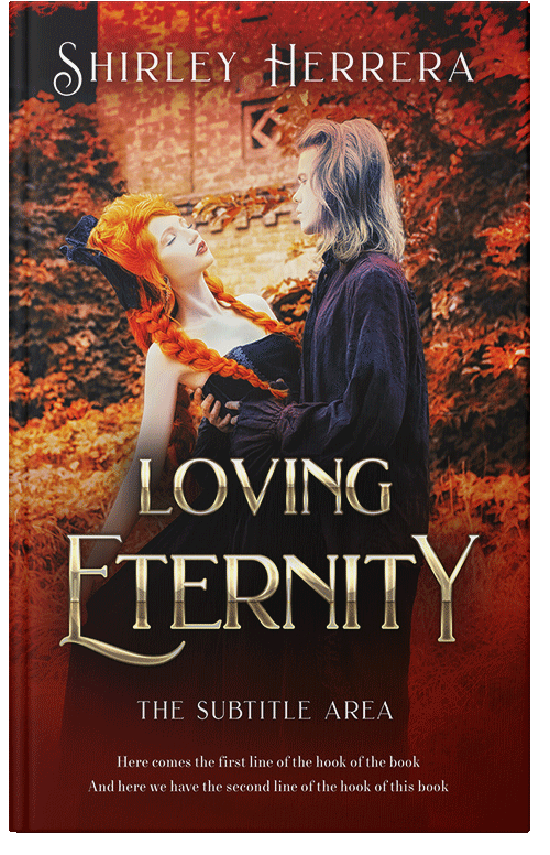 Front view of Premade Royal Romance Book Cover - Sambuca