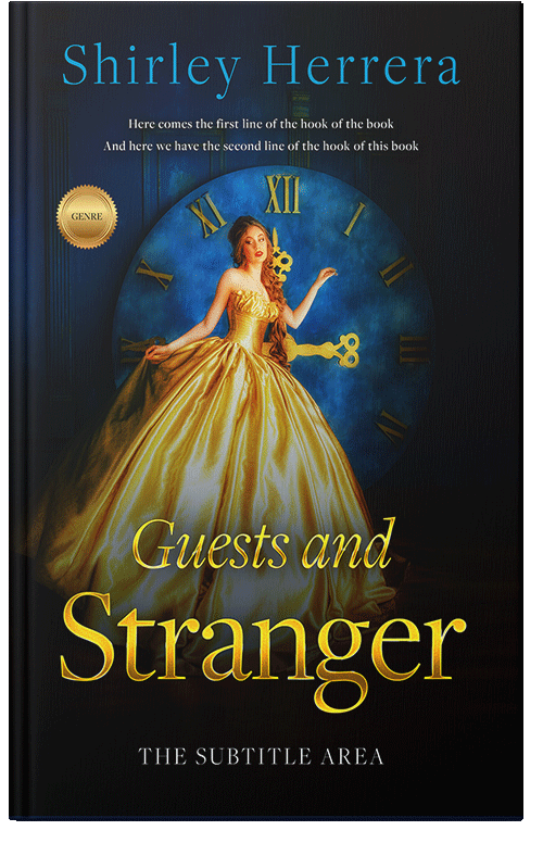 Front view of Premade Romance Book Cover - Tussock