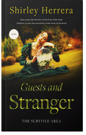 Premade Book Cover Old Gold