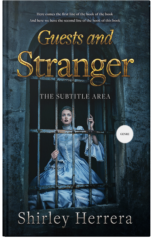 Front view of Premade Fantasy Book Cover - Aztec