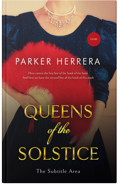 Front view of Premade Historical Book Cover - Gondola