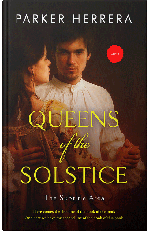 Front view of Premade Historical Book Cover - Tussock