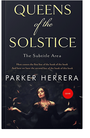 Pre Made Book Cover Ebony