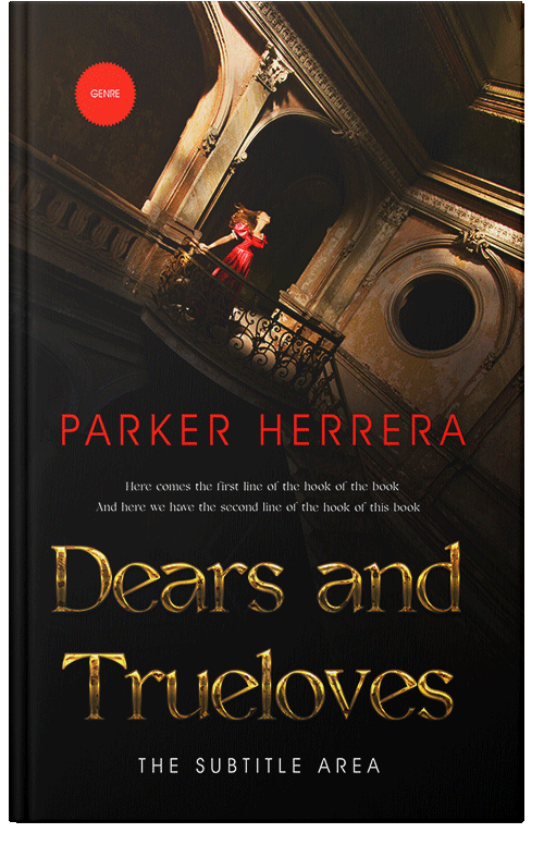 Front view of Premade Horror Book Cover - Asphalt