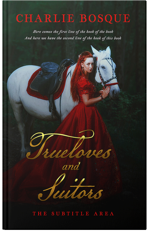Front view of Premade Fantasy Book Cover - Night Rider