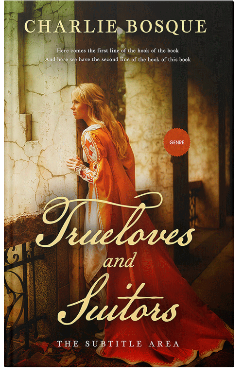 Front view of Premade Historical Book Cover - Tumbleweed