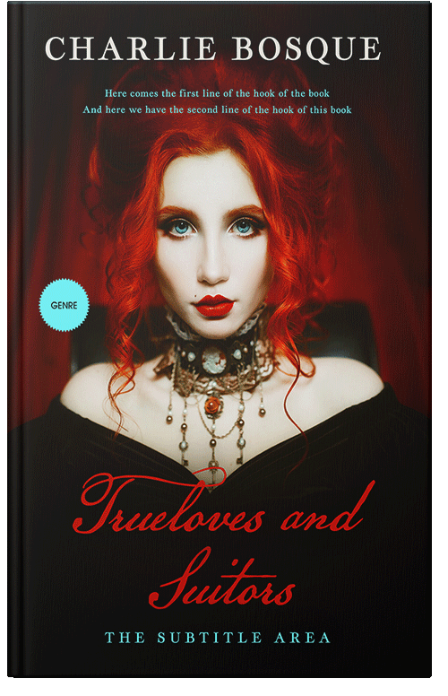 Front view of Premade Royal Romance Book Cover - My Pink