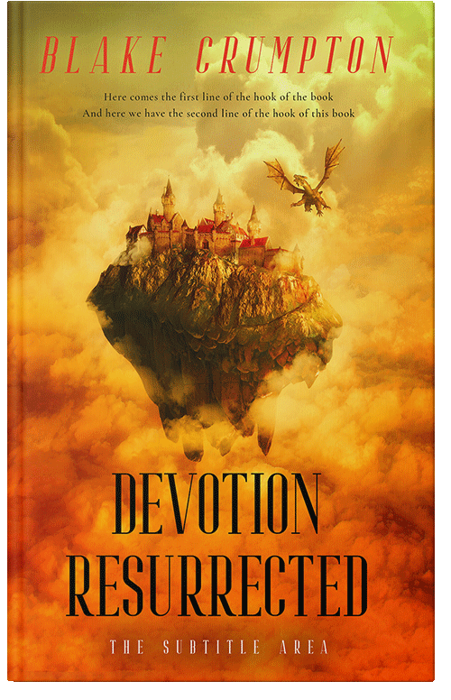 Front view of Premade Fantasy Book Cover - Dixie