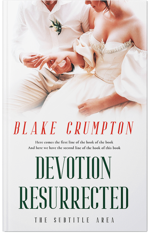 Front view of Premade Romance Book Cover - Dawn Pink