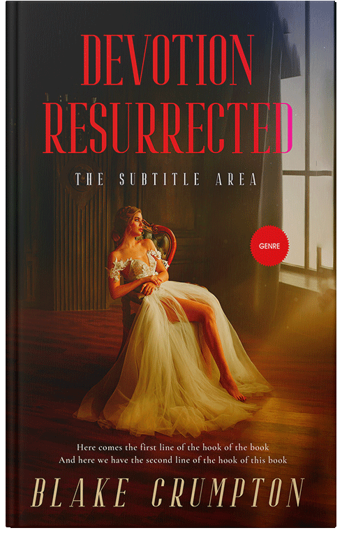 Front view of Premade Fantasy Book Cover - Raw Sienna