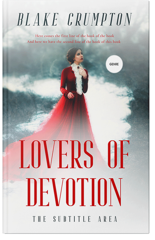 Front view of Premade Romance Book Cover - Ebb