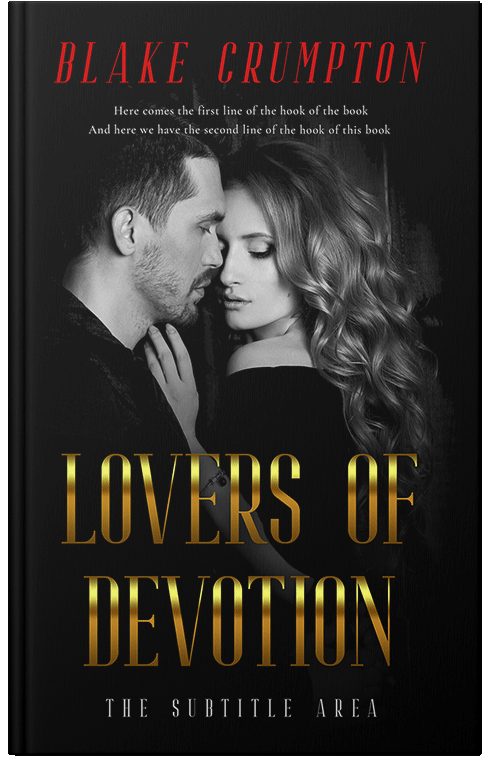 Front view of Premade Romance Book Cover - Sandal