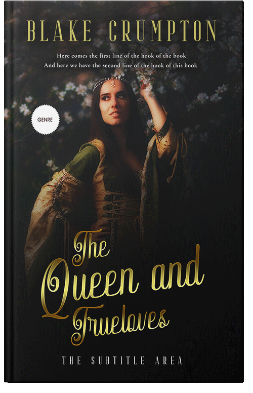 Front view of Premade Fantasy Book Cover - Cod Gray