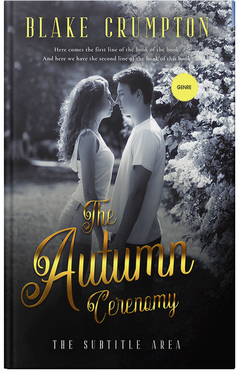 Front view of Premade Romance Book Cover - Shark