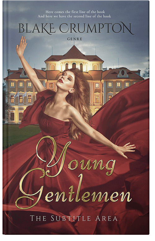 Front view of Premade Royal Romance Book Cover - Congo Brown