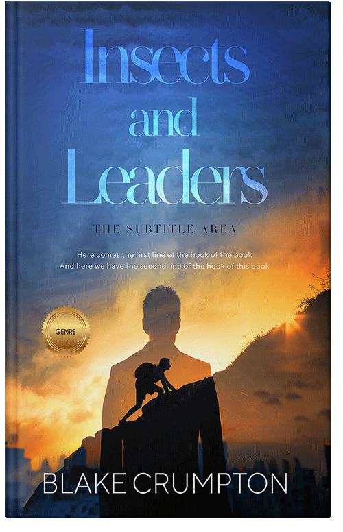 Front view of Premade Self-Improvement & Self-Help Book Cover - Chambray