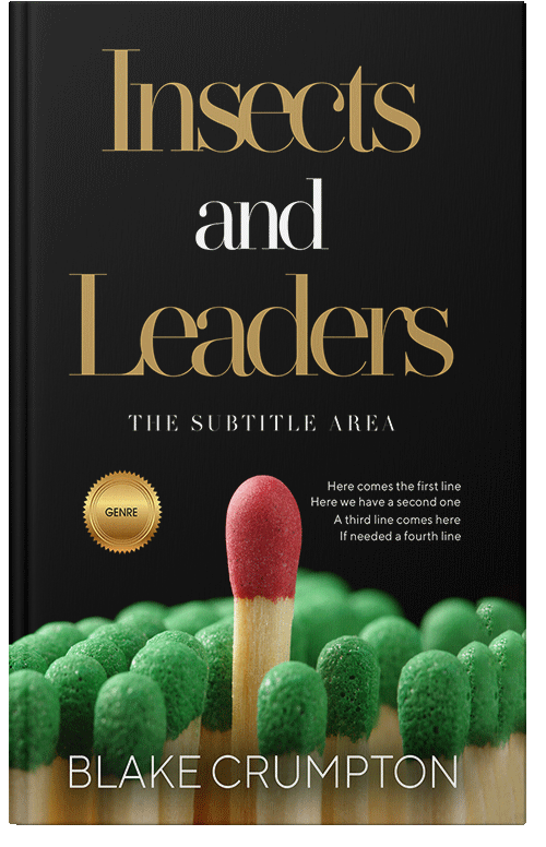 Front view of Premade Self-Improvement & Self-Help Book Cover - Teak