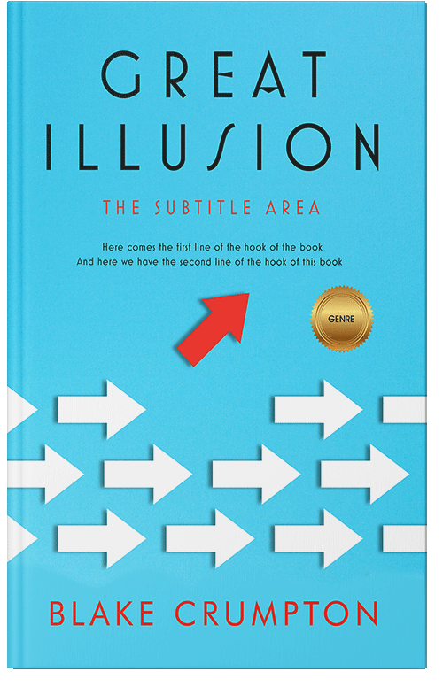 Front view of Premade Self-Improvement & Self-Help Book Cover - Picton Blue