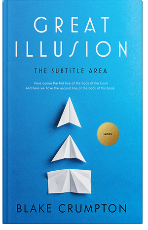 Premade Book Cover Cerulean