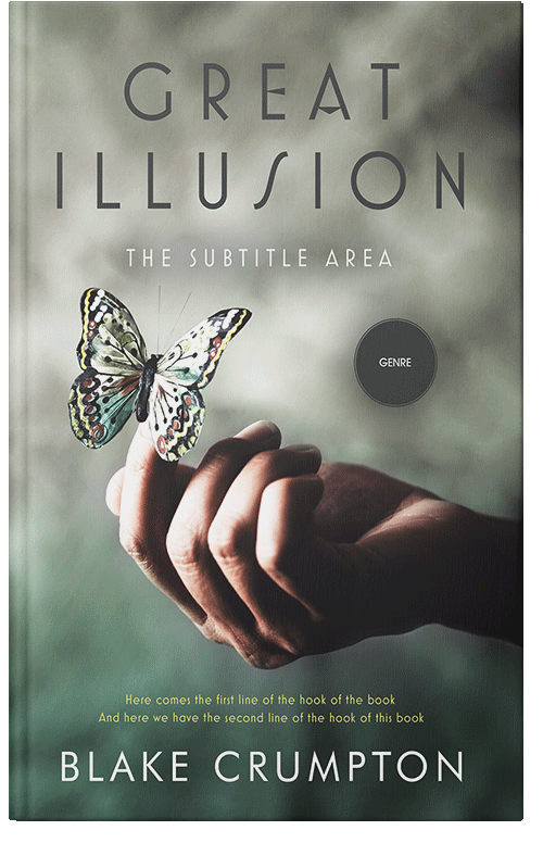 Front view of Premade Self-Improvement & Self-Help Book Cover - Stack