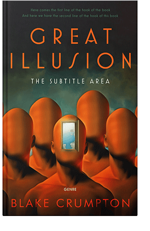 Pre Made Book Cover Orange Roughy