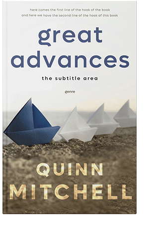 Pre Made Book Cover Pampas