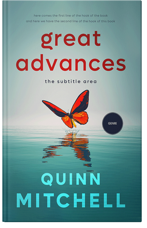 Front view of Premade Self-Improvement & Self-Help Book Cover - Gulf Stream