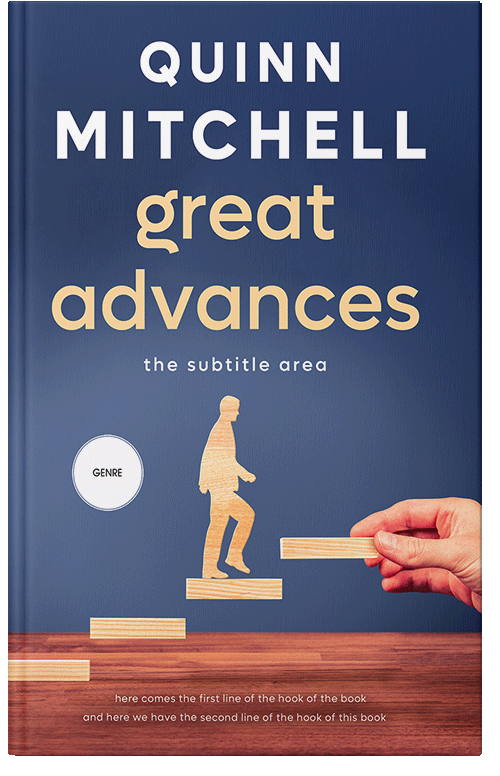 Front view of Premade Self-Improvement & Self-Help Book Cover - San Juan