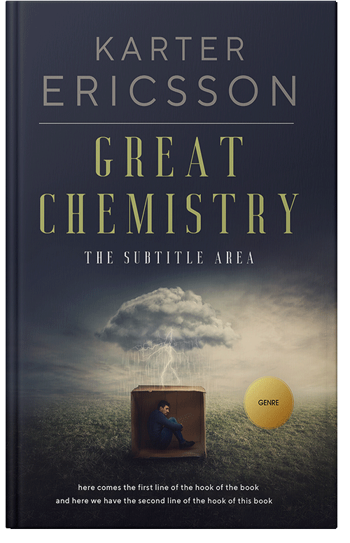 Front view of Premade Self-Improvement & Self-Help Book Cover - Indian Khaki