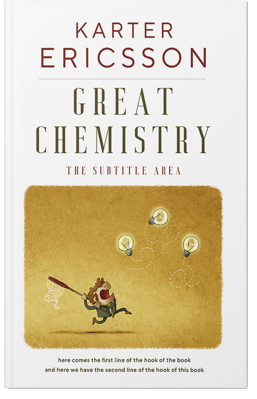 Front view of Premade Self-Improvement & Self-Help Book Cover - Old Gold