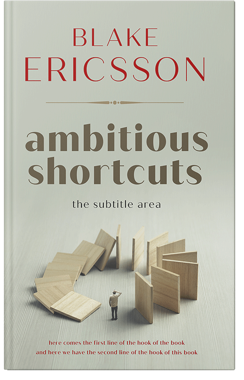 Front view of Premade Business Book Cover - Kangaroo