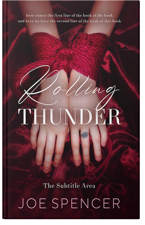 Front view of Premade Erotica Book Cover - Old Rose